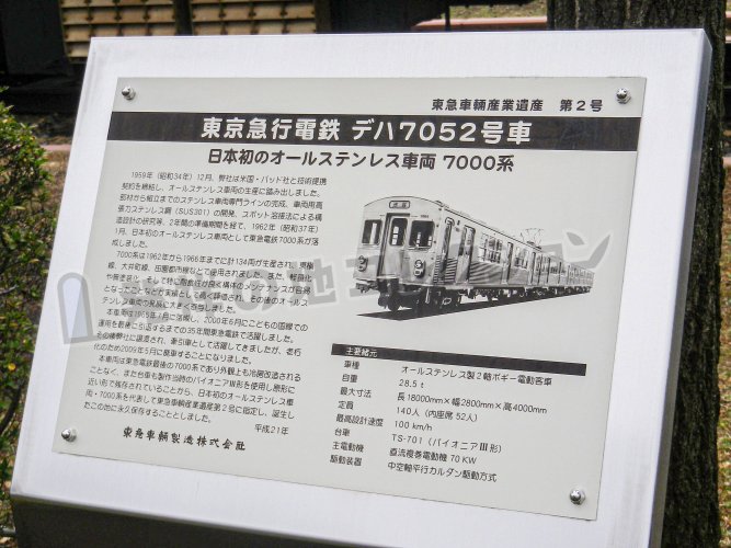 ステンレス車両発祥の地 - 発祥の地コレクション